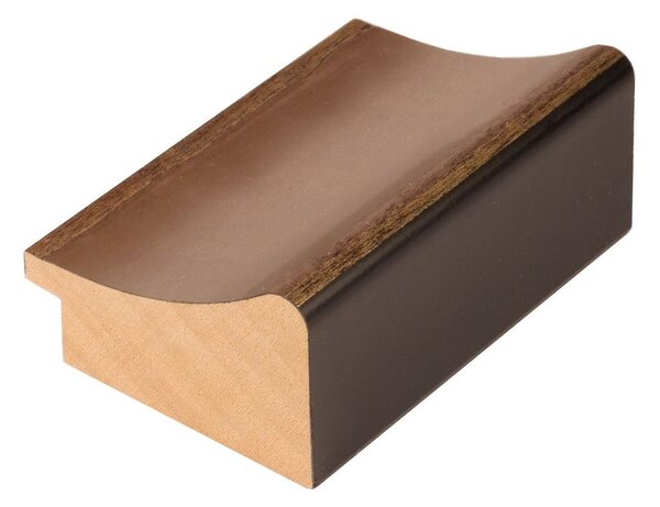 DANTIK - Zrkadlo v rámu, rozmer s rámom 60x80 cm z lišty DOPRODEJMETAL AG prehnutá veľká (3025)