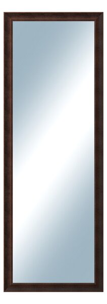 DANTIK - Zrkadlo v rámu, rozmer s rámom 50x140 cm z lišty KOSTELNÍ malá hnedá (3165)