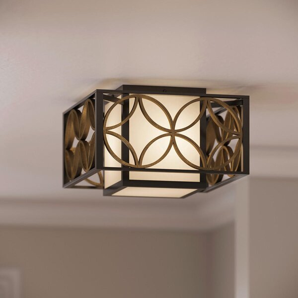 STROPNÉ SVIETIDLO, 36.8/36,8/23,8 cm Elstead Lighting - Interiérové svietidlá