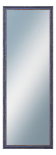 DANTIK - Zrkadlo v rámu, rozmer s rámom 50x140 cm z lišty LYON modrá (2668)