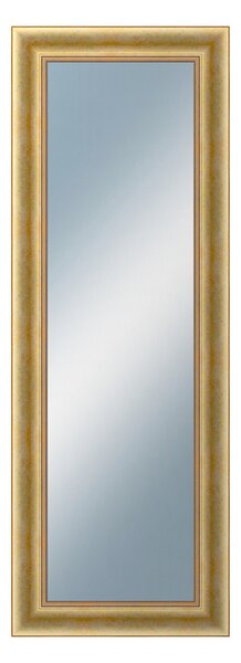 Zrkadlo v rámu Dantik 50x140cm z lišty KŘÍDLO veľké zlaté patina (2772)