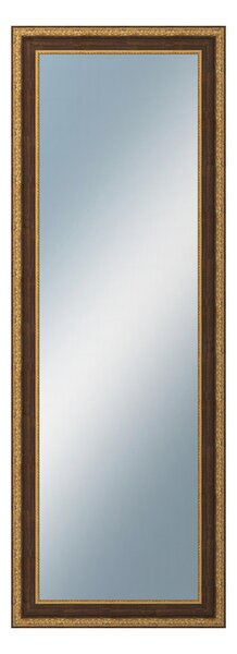 DANTIK - Zrkadlo v rámu, rozmer s rámom 50x140 cm z lišty KLASIK hnedá (3004)