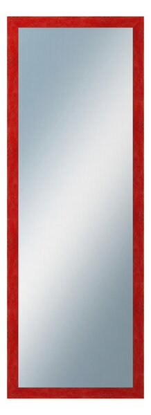 DANTIK - Zrkadlo v rámu, rozmer s rámom 50x140 cm z lišty RETRO červená (2534)