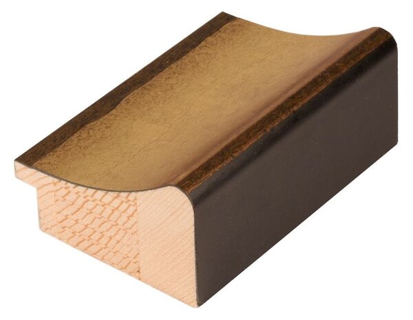 DANTIK - Zrkadlo v rámu, rozmer s rámom 60x100 cm z lišty DOPRODEJMETAL AU prohlá velká (3022)
