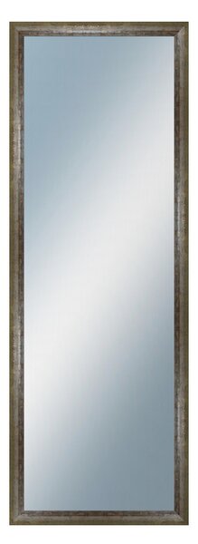DANTIK - Zrkadlo v rámu, rozmer s rámom 50x140 cm z lišty NEVIS zelená (3054)