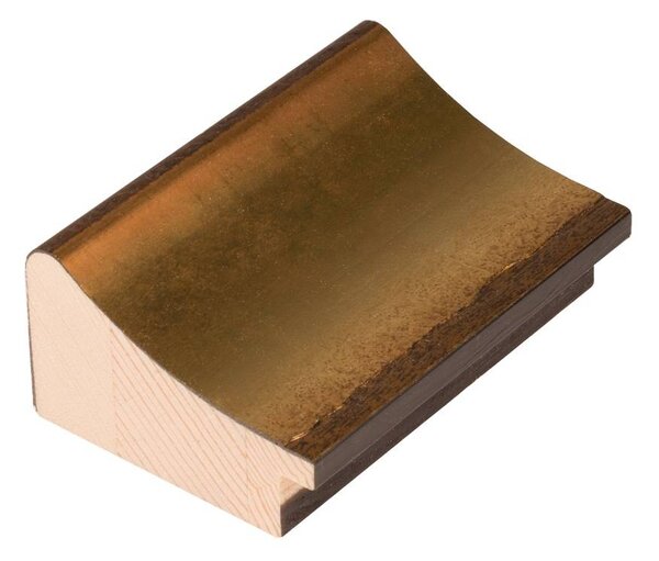 DANTIK rám na obraz 50x70 | Doprodej | METAL AU prohlá velká (Plexi Čiré)