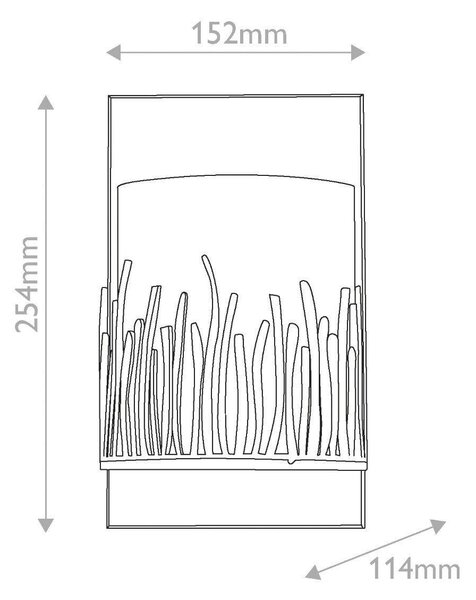 NÁSTENNÉ SVIETIDLO, 25,4/15,2/11,4 cm Elstead Lighting - Interiérové svietidlá
