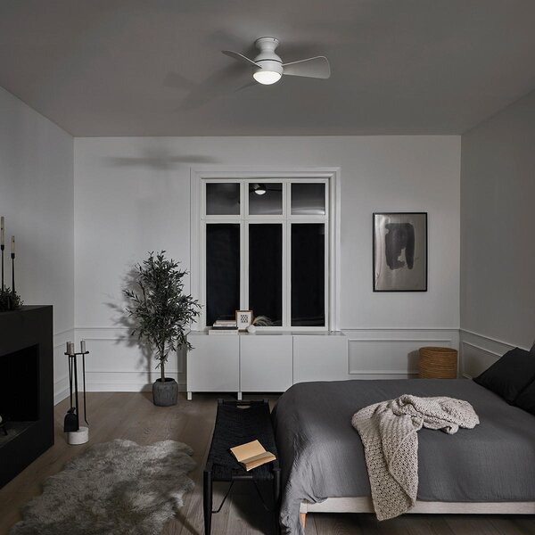 STROPNÝ VENTILÁTOR, 86/28 cm Elstead Lighting - Interiérové svietidlá