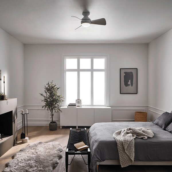 STROPNÝ VENTILÁTOR, 86/28 cm Elstead Lighting - Interiérové svietidlá
