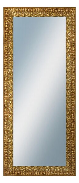 DANTIK - Zrkadlo v rámu, rozmer s rámom 60x140 cm z lišty ZVRATNÁ ozdobná zlatá (2888)