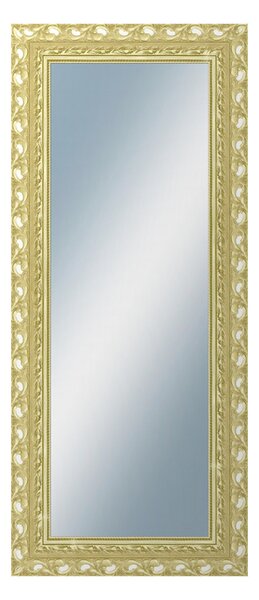 DANTIK - Zrkadlo v rámu, rozmer s rámom 60x140 cm z lišty ROKOKO zlatá hádzaná (2882)