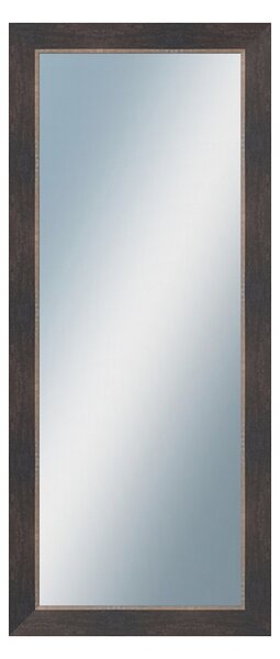 DANTIK - Zrkadlo v rámu, rozmer s rámom 60x140 cm z lišty TOMAS čierna veľká (3031)