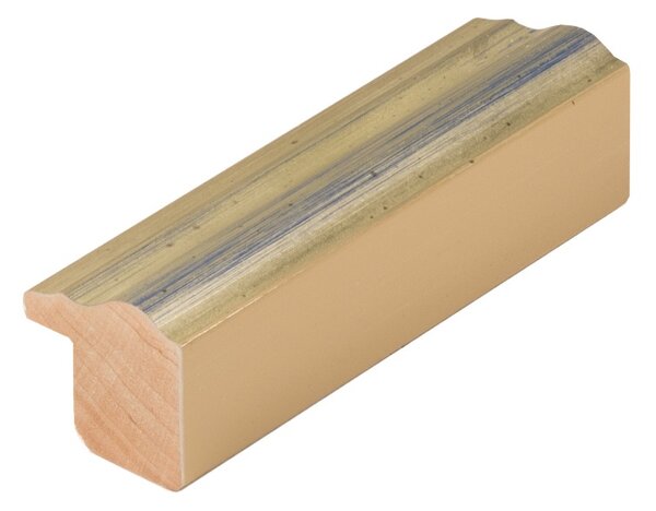 DANTIK - Zrkadlo v rámu, rozmer s rámom 60x100 cm z lišty Y-ka modrá linka (3131)