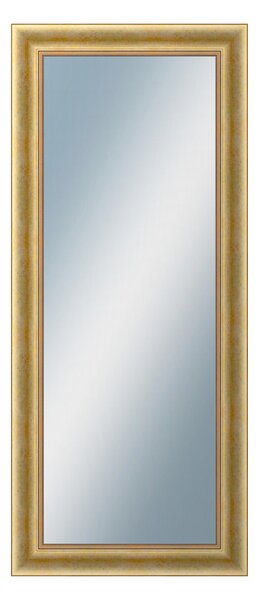 Zrkadlo v rámu Dantik 60x140cm z lišty KŘÍDLO veľké zlaté patina (2772)