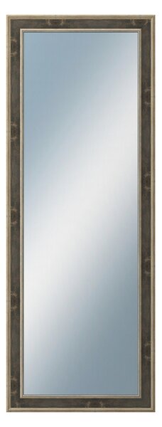 DANTIK - Zrkadlo v rámu, rozmer s rámom 60x160 cm z lišty TOOTH zlatá čierna (2780)