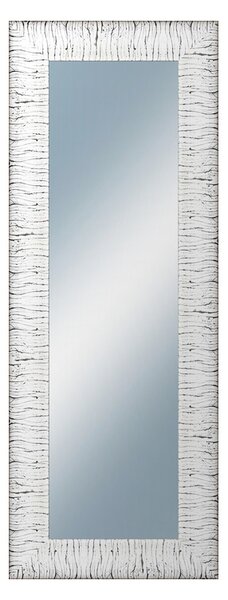 DANTIK - Zrkadlo v rámu, rozmer s rámom 60x160 cm z lišty SAUDEK biela čierne čiary (2512)