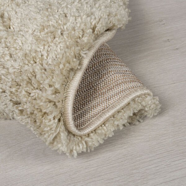 Flair Rugs , Kusový koberec Shaggy Teddy Natural kruh, 133x133 (priemer) kruh, béžová, detská izba