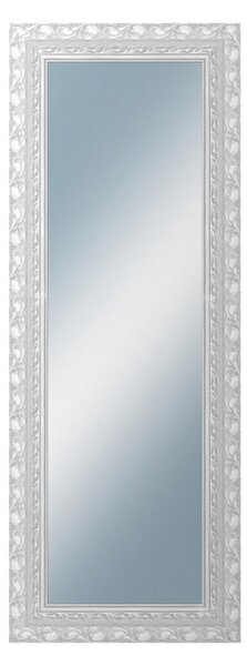 Zrkadlo v rámu Dantik 60x160cm z lišty ROKOKO strieborná hádzaná (2881)
