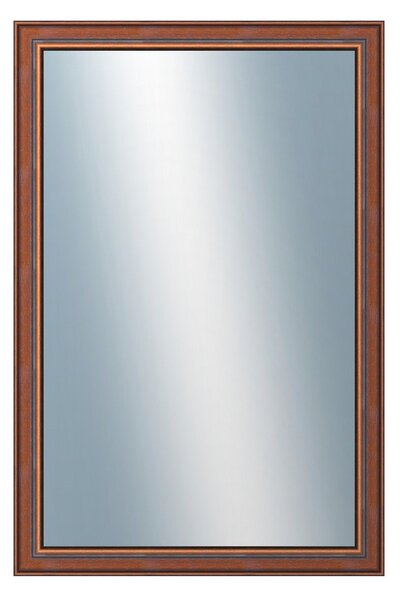 DANTIK - Zrkadlo v rámu, rozmer s rámom 80x160 cm z lišty ANGLIE hnedá (561)