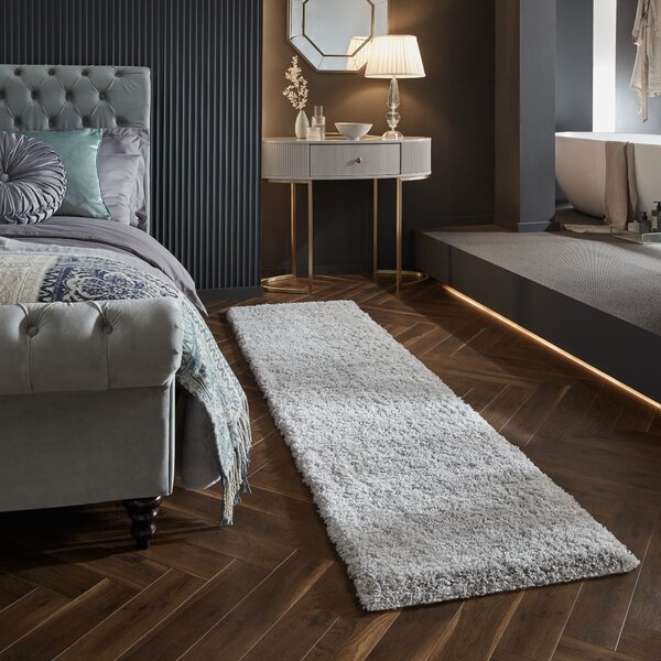 Flair Rugs , Behúň Shaggy Teddy Grey, 60x230, šedá, detská izba