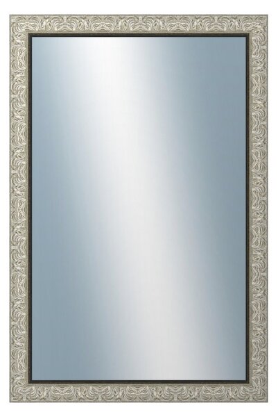 DANTIK - Zrkadlo v rámu, rozmer s rámom 80x160 cm z lišty PRAHA strieborná (2751)