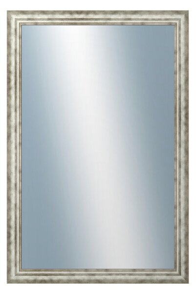 DANTIK - Zrkadlo v rámu, rozmer s rámom 80x160 cm z lišty TRITON široký strieborný (2950)