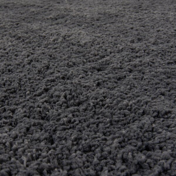 Flair Rugs , Kusový koberec Shaggy Teddy Charcoal, 120x170, šedá, obývacia izba
