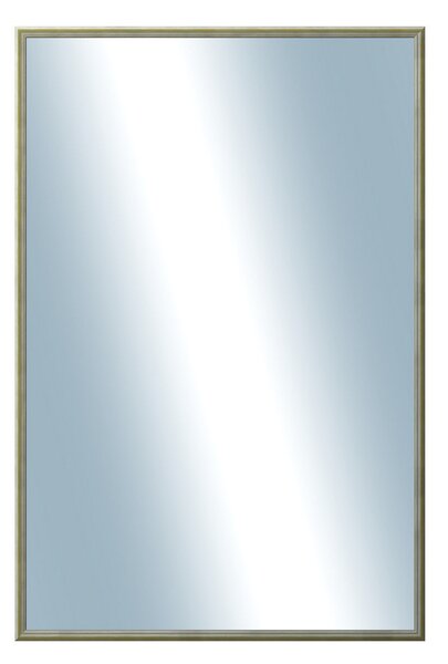 DANTIK - Zrkadlo v rámu, rozmer s rámom 80x160 cm z lišty Y-ka žltá linka (3127)