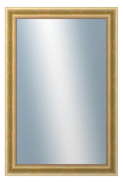 Zrkadlo v rámu Dantik 80x160cm z lišty KŘÍDLO veľké zlaté patina (2772)
