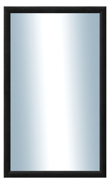 DANTIK - Zrkadlo v rámu, rozmer s rámom 60x100 cm z lišty LEDVINKA čierna (1446)