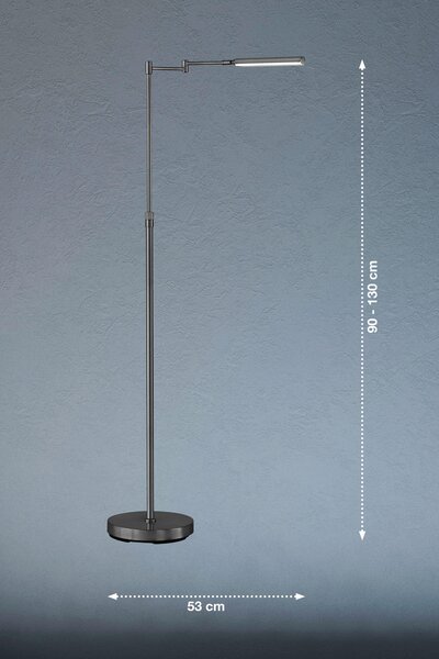 STOJACIA LED LAMPA, 23/130 cm Fischer & Honsel - Interiérové svietidlá