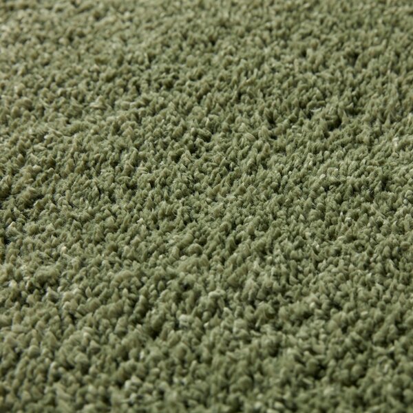 Flair Rugs , Kusový koberec Shaggy Teddy Olive, 80x150, zelená, obývacia izba