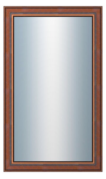 DANTIK - Zrkadlo v rámu, rozmer s rámom 60x100 cm z lišty ANGLIE hnedá (561)