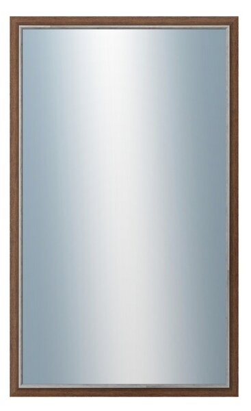 DANTIK - Zrkadlo v rámu, rozmer s rámom 60x100 cm z lišty TAIGA hnedá (3107)