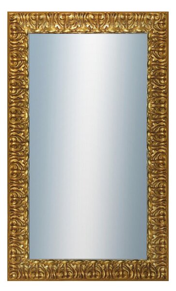 DANTIK - Zrkadlo v rámu, rozmer s rámom 60x100 cm z lišty ZVRATNÁ ozdobná zlatá (2888)