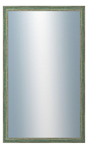 DANTIK - Zrkadlo v rámu, rozmer s rámom 60x100 cm z lišty LYON zelená (2706)