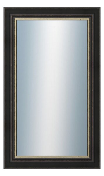 DANTIK - Zrkadlo v rámu, rozmer s rámom 60x100 cm z lišty GREECE čierna (2641)