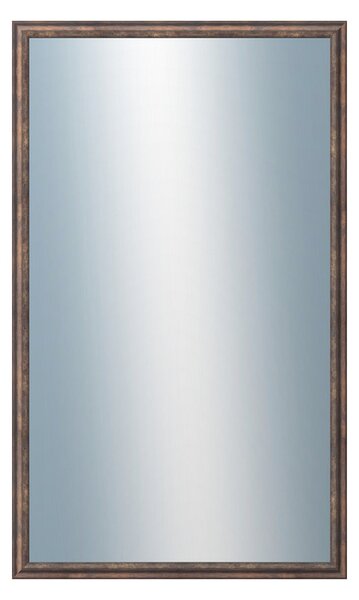 DANTIK - Zrkadlo v rámu, rozmer s rámom 60x100 cm z lišty TRITON meď antik (2141)