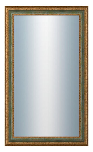 DANTIK - Zrkadlo v rámu, rozmer s rámom 60x100 cm z lišty HRAD zelená (3005)