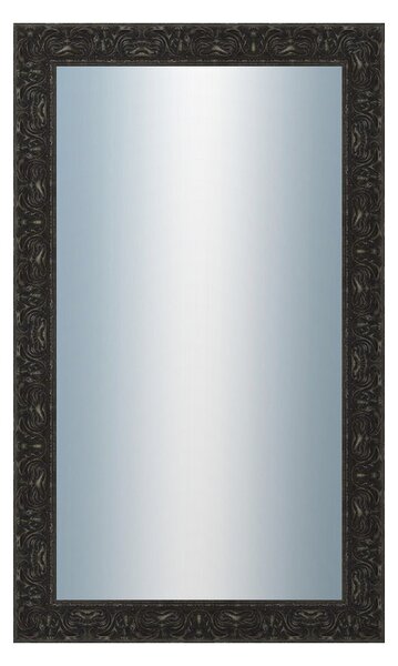 DANTIK - Zrkadlo v rámu, rozmer s rámom 60x100 cm z lišty PRAHA čierna (2753)