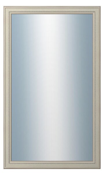 DANTIK - Zrkadlo v rámu, rozmer s rámom 60x100 cm z lišty STEP biela (3018)