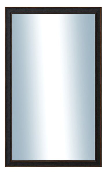DANTIK - Zrkadlo v rámu, rozmer s rámom 60x100 cm z lišty ANDRÉ veľká čierna (3154)