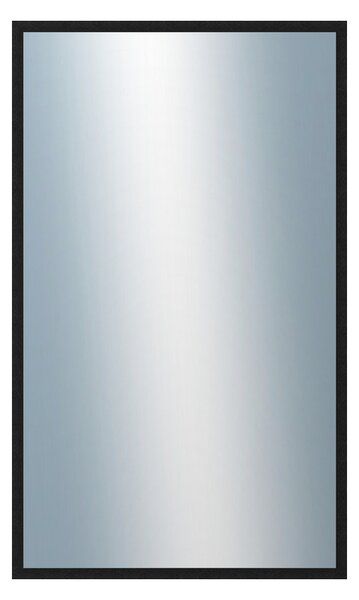 DANTIK - Zrkadlo v rámu, rozmer s rámom 60x100 cm z lišty KASETTE čierna (2759)