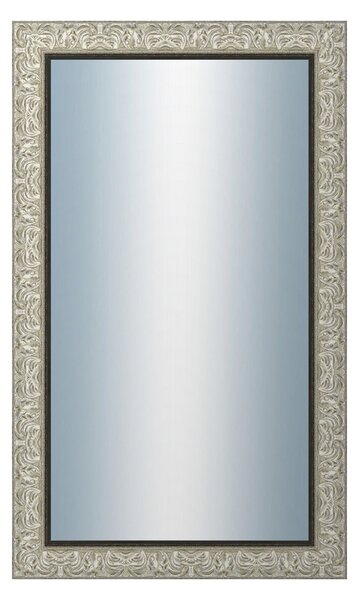 DANTIK - Zrkadlo v rámu, rozmer s rámom 60x100 cm z lišty PRAHA strieborná (2751)