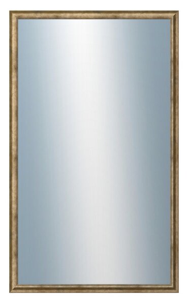 DANTIK - Zrkadlo v rámu, rozmer s rámom 60x100 cm z lišty TRITON biely bronz (2140)