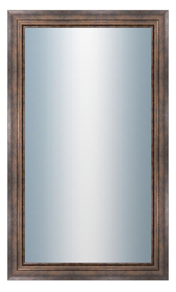 DANTIK - Zrkadlo v rámu, rozmer s rámom 60x100 cm z lišty TRITON široký meď (2951)
