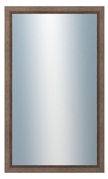 DANTIK - Zrkadlo v rámu, rozmer s rámom 60x100 cm z lišty CARRARA hnedá (2894)