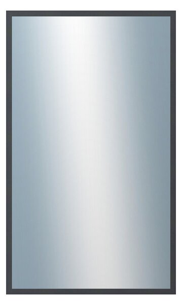 DANTIK - Zrkadlo v rámu, rozmer s rámom 60x100 cm z lišty KASETTE šedá (2758)