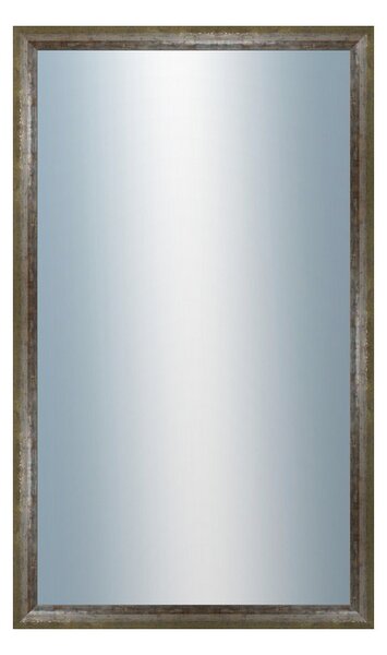 DANTIK - Zrkadlo v rámu, rozmer s rámom 60x100 cm z lišty NEVIS zelená (3054)