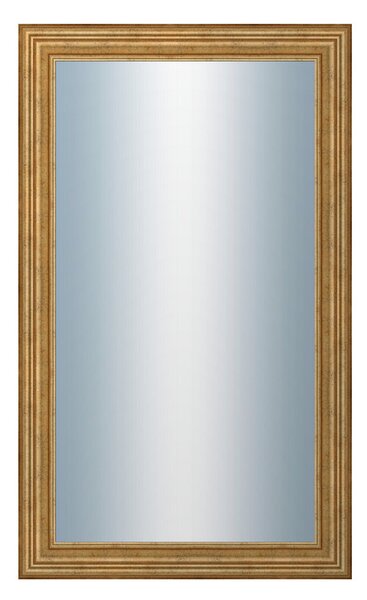 DANTIK - Zrkadlo v rámu, rozmer s rámom 60x100 cm z lišty HRAD zlatá patina (2822)